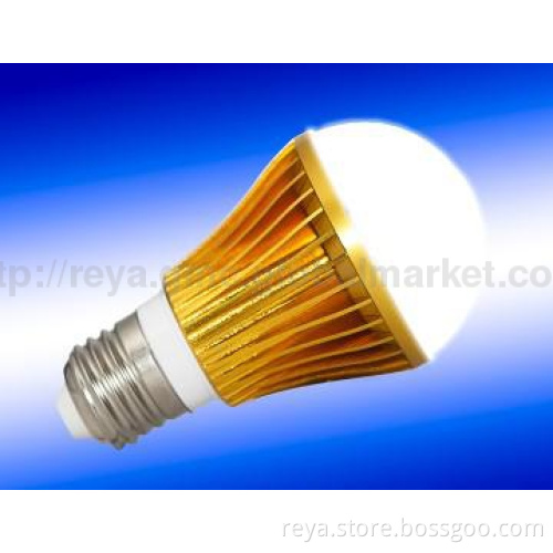 8W Pure White Switch Dimming LED Bulb-golden shell